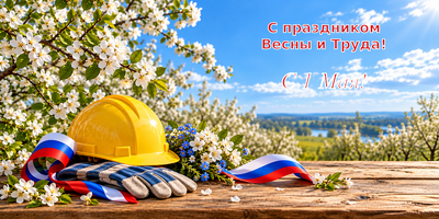 С праздником Весны и Труда!